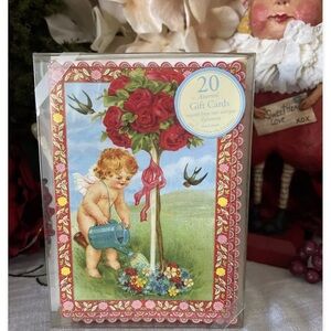 Valentine’s Cards Antique Ephemera Vtg 20 assorted cards